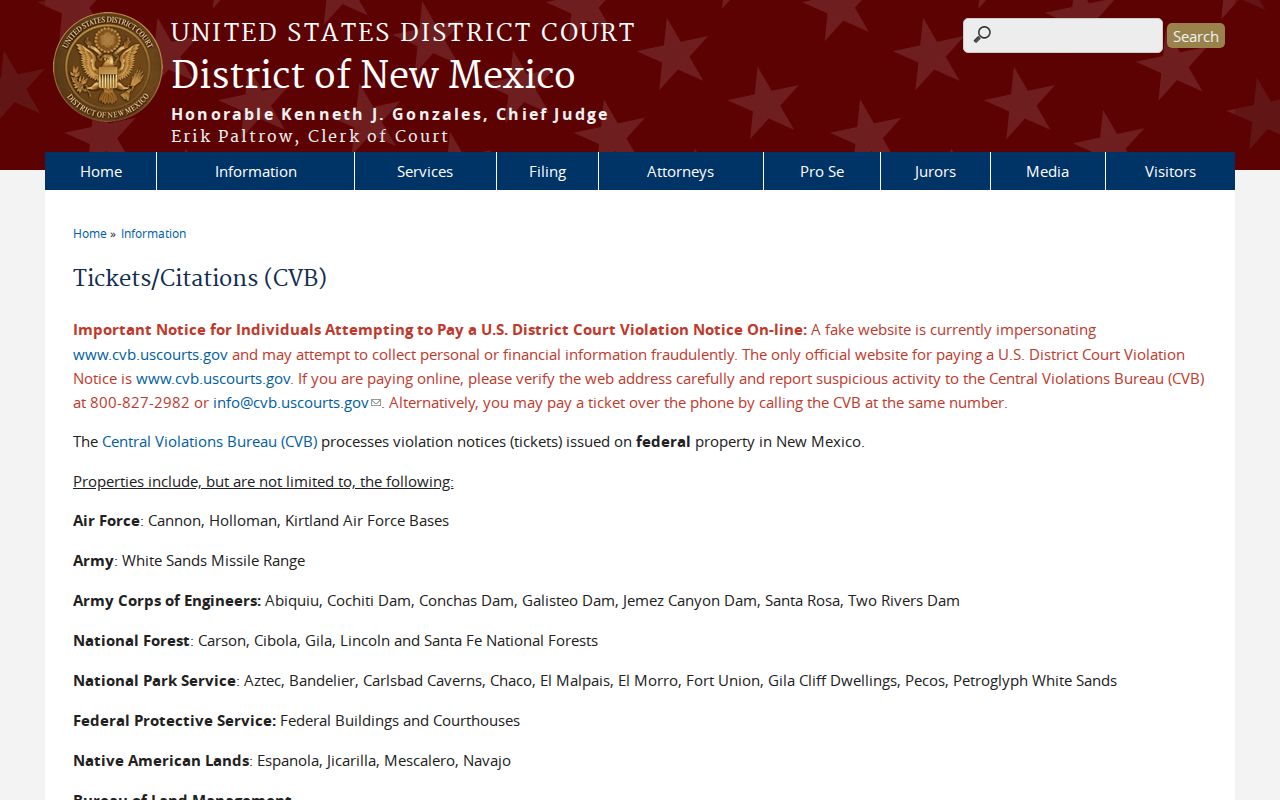 Otero County traffic warrants and federal ticket route source