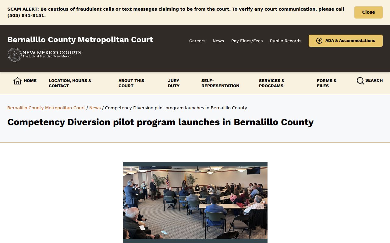 Otero County arrest warrant lookup and New Mexico court program source